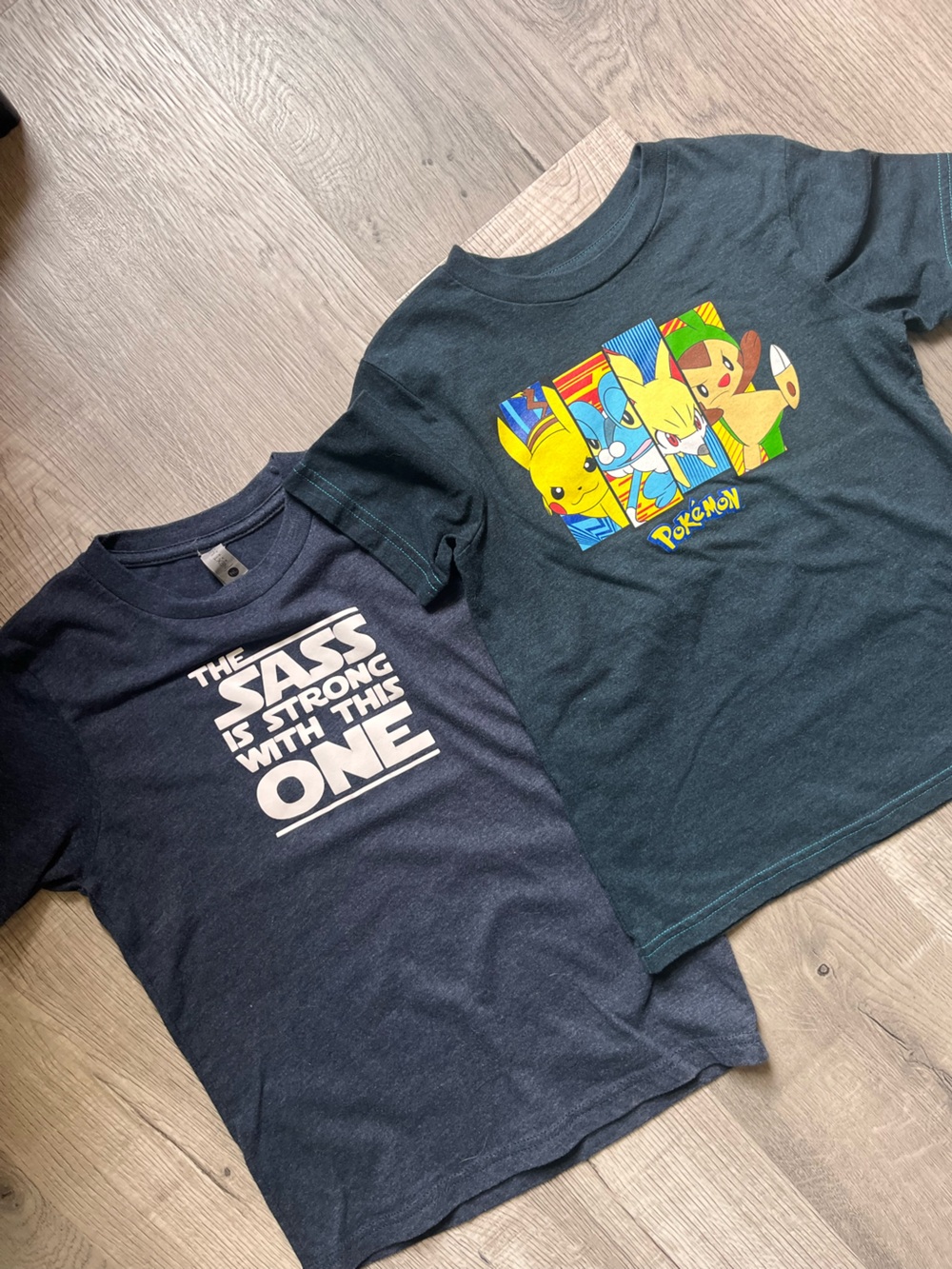 Kids Graphic T-Shirts bundle- Star Wars and Pokémon